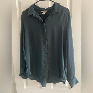 H&M teal blouse